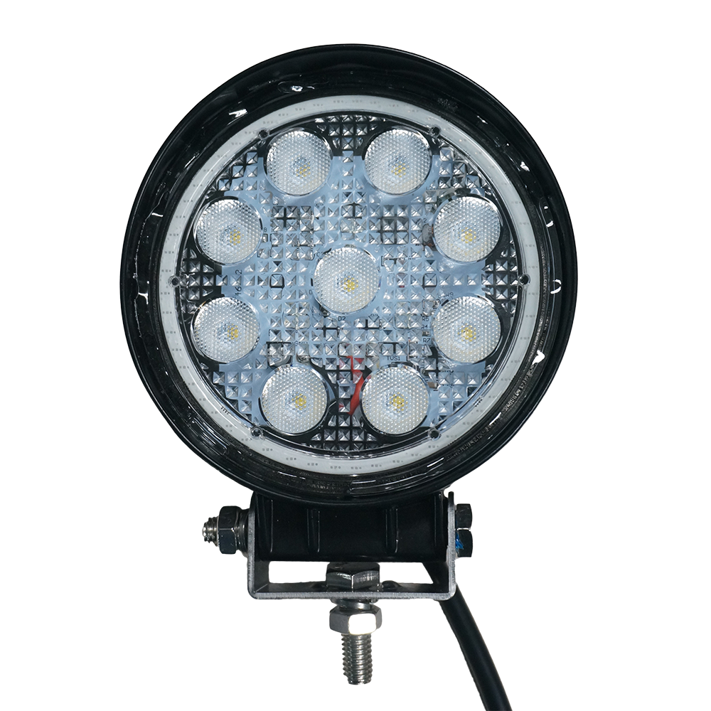 27W LED Work Light with Round Lighting Ring